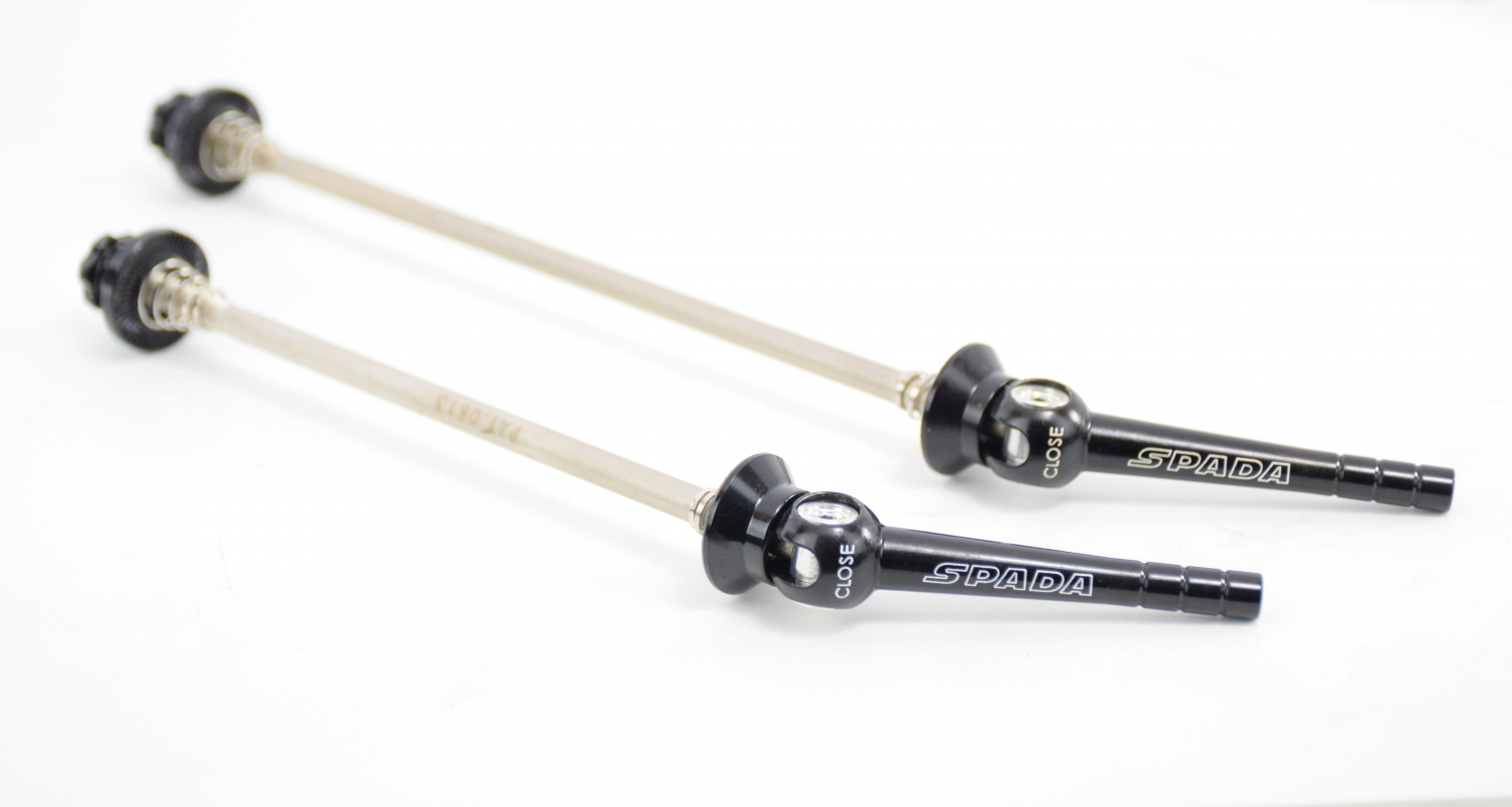 Quick releases included